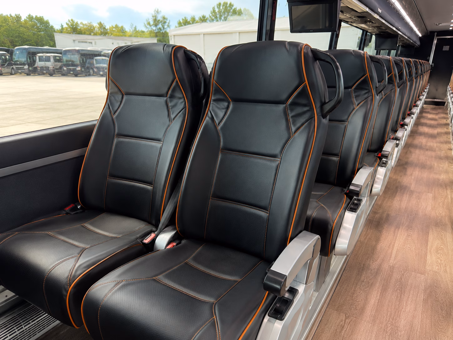 fargo construction and film crew shuttle buses